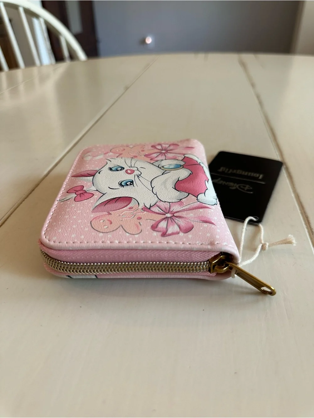 Loungefly Disney Pink Holiday Marie Aristocat Wallet